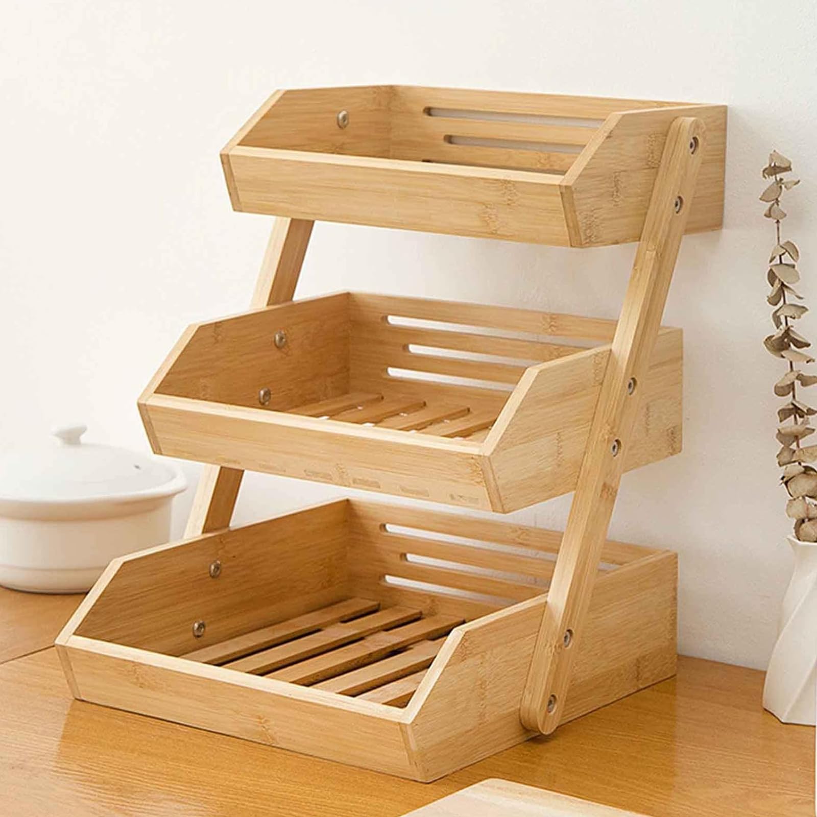 Amazon｜卓上収納ラック 卓上ラック 収納ラック 折りたたみ オープン